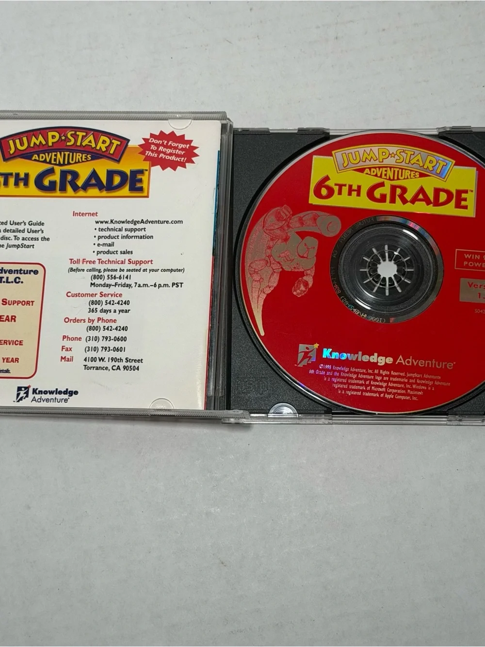 Knowledge Adventure Jump Start Adventures Learning System 6th Grade Ages 10-12